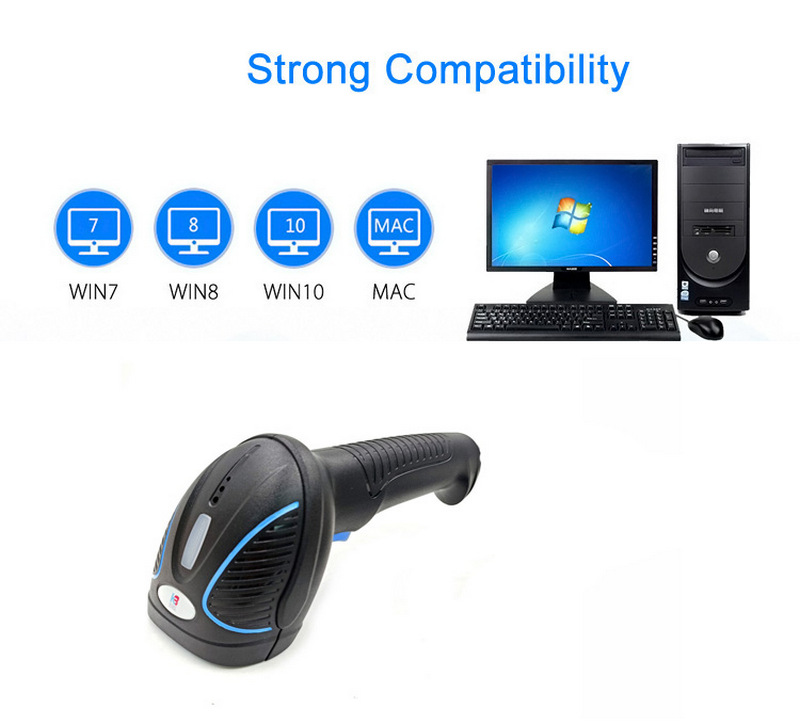 compatible system wireless 1d and 2d qr code barcode scanner 13